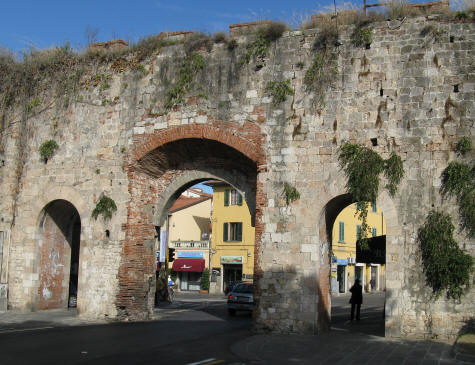 Porta a Lucca in Pisa Italy (City Gates)